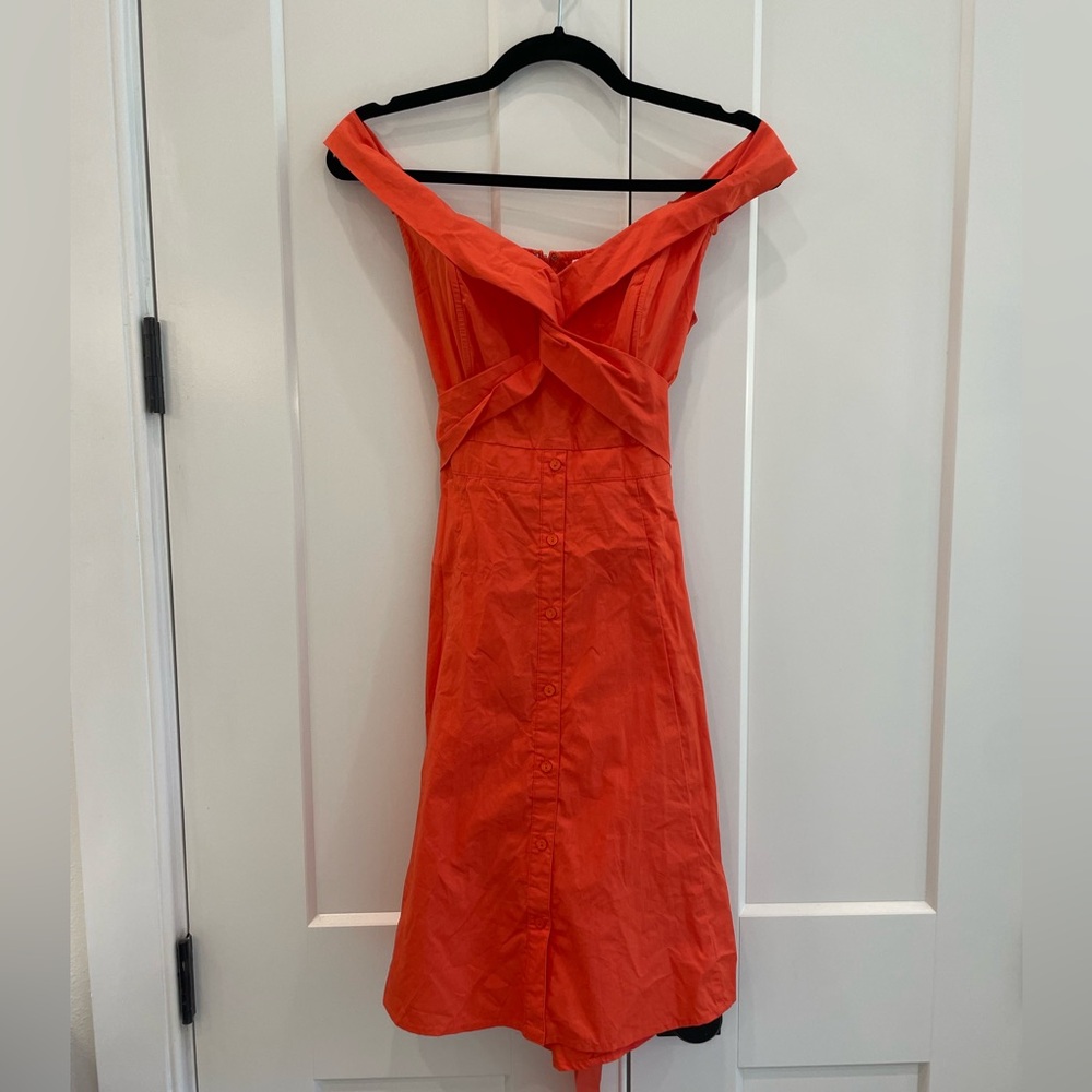 Astr Orange Dress